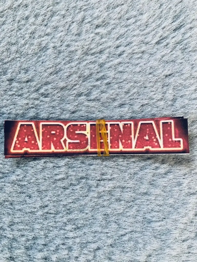 Arsenal text cutout